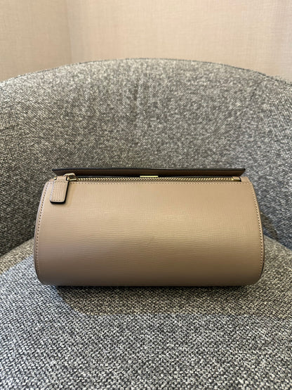 Givenchy Pandora Box In Taupe Calfskin Leather