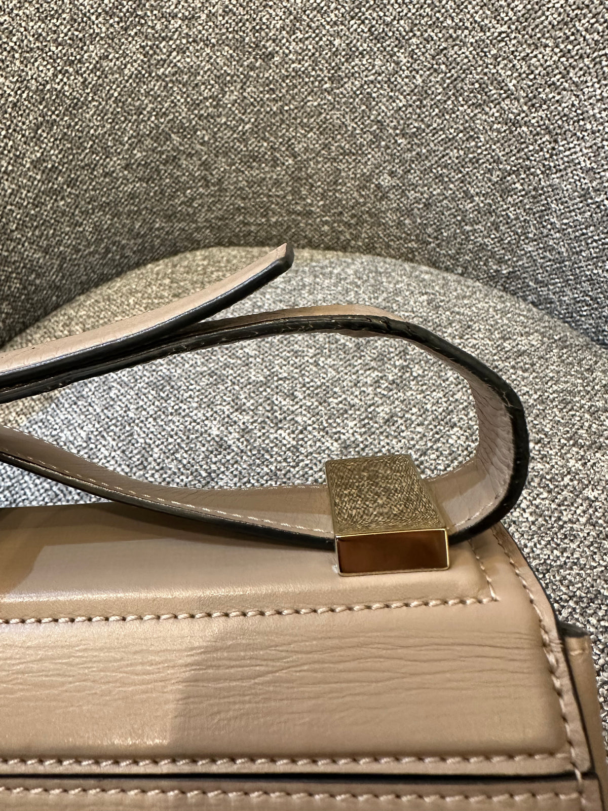 Givenchy Pandora Box In Taupe Calfskin Leather