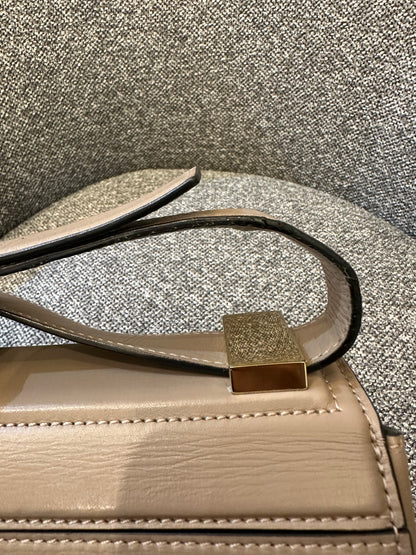 Givenchy Pandora Box In Taupe Calfskin Leather