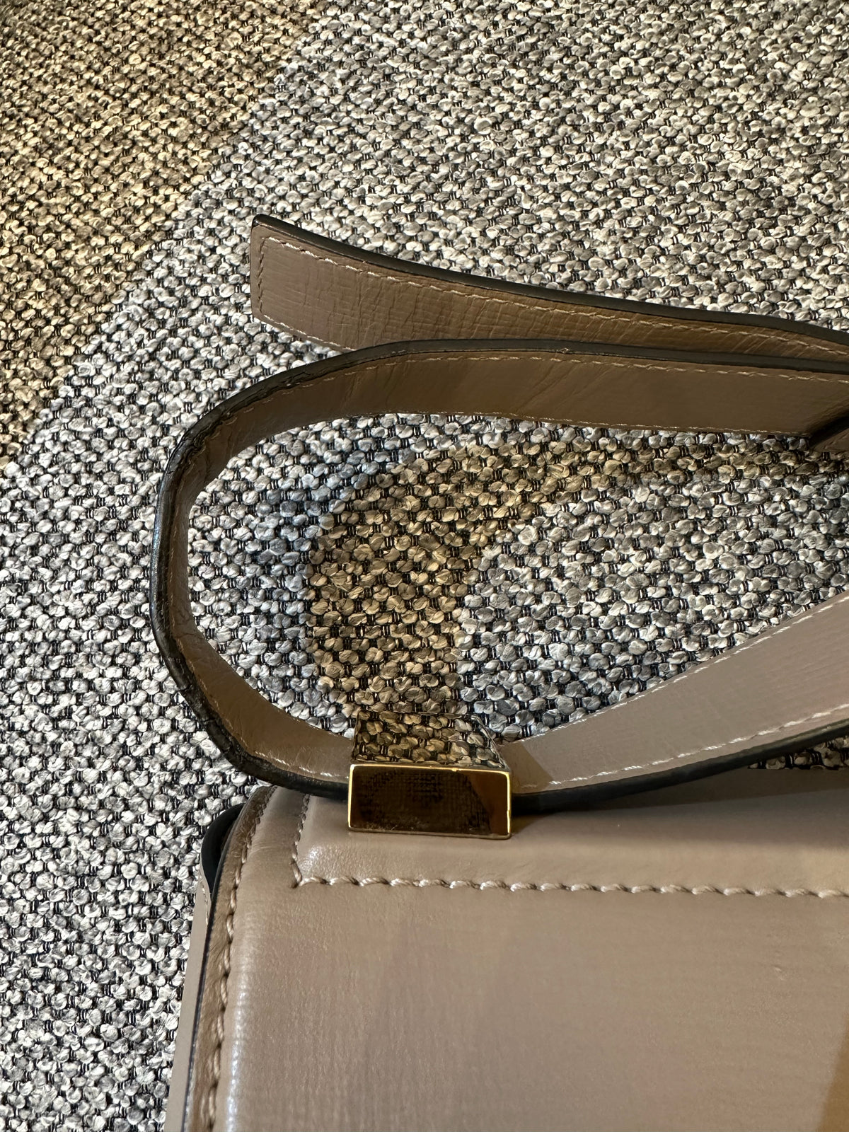 Givenchy Pandora Box In Taupe Calfskin Leather