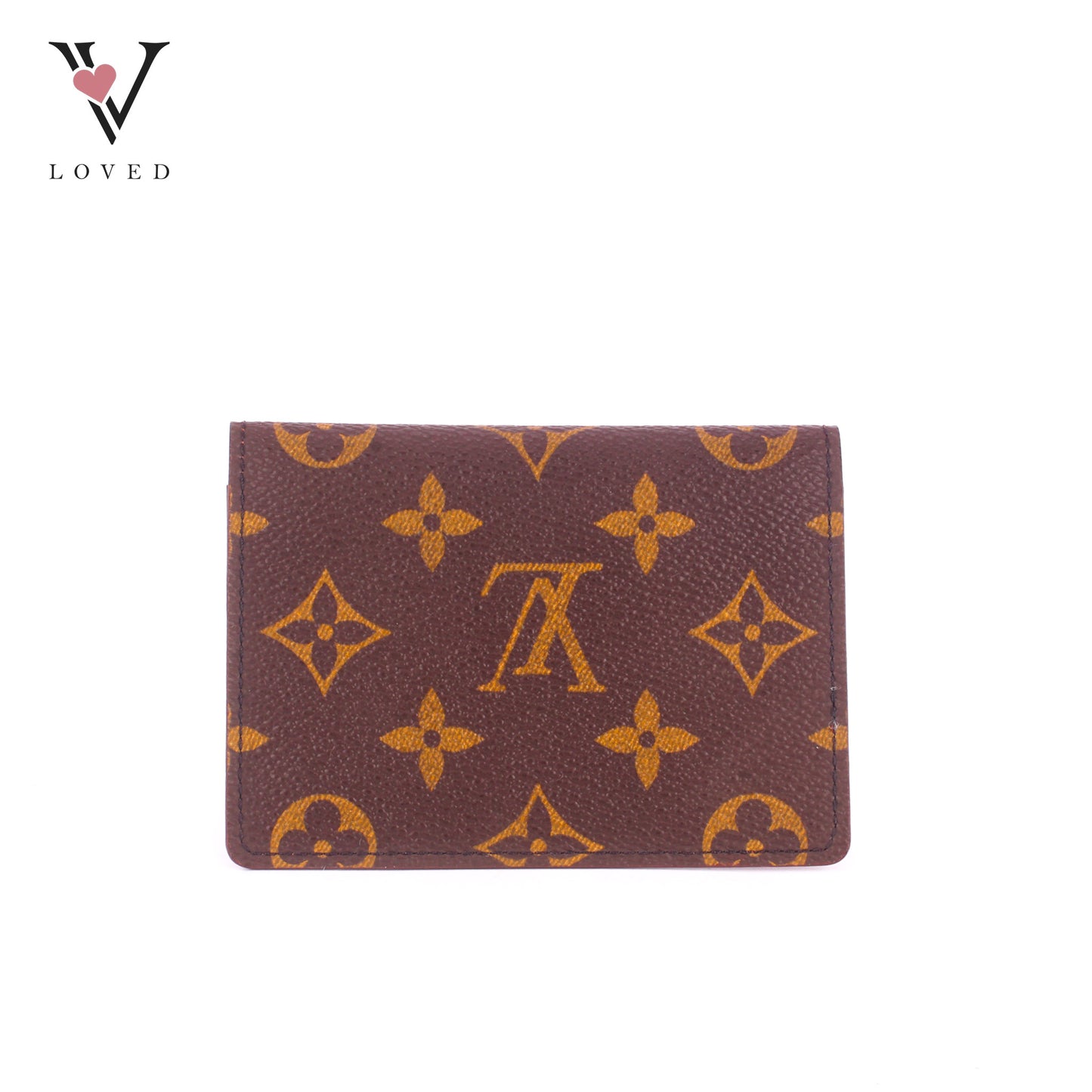 Louis Vuitton Enveloppe Carte De Viste Card Halder in Classic Monogram Canvas