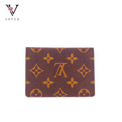 Louis Vuitton Enveloppe Carte De Viste Card Halder in Classic Monogram Canvas