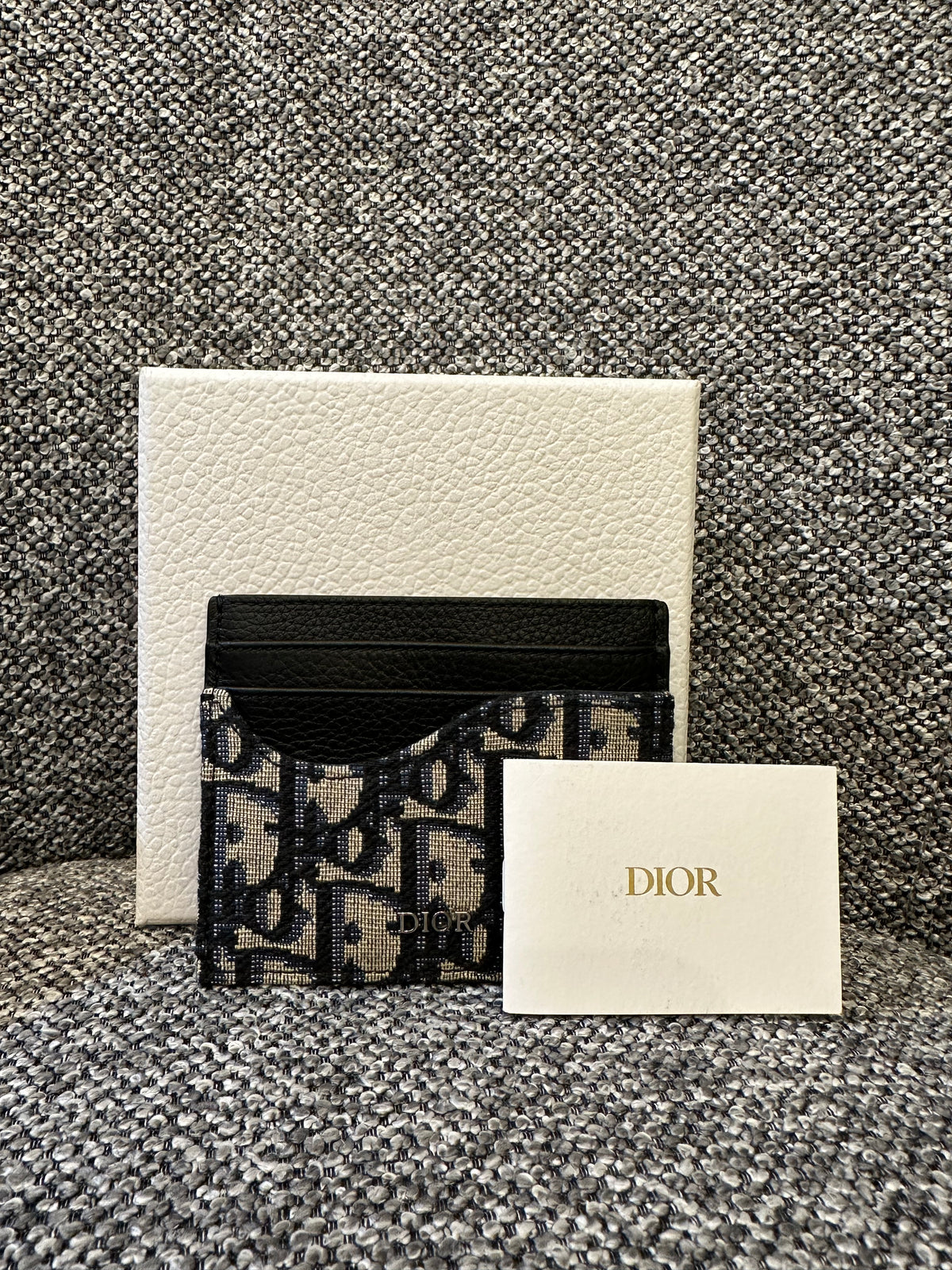 Christian Dior Saddle Card Holder