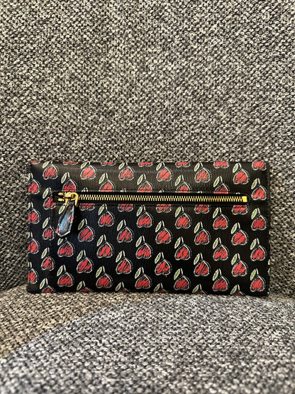 Prada Vitello Move Love Envelope/Long Wallet