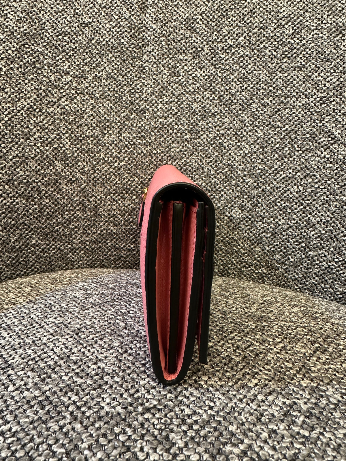 Prada Saffiano Greca Zigzag Wallet