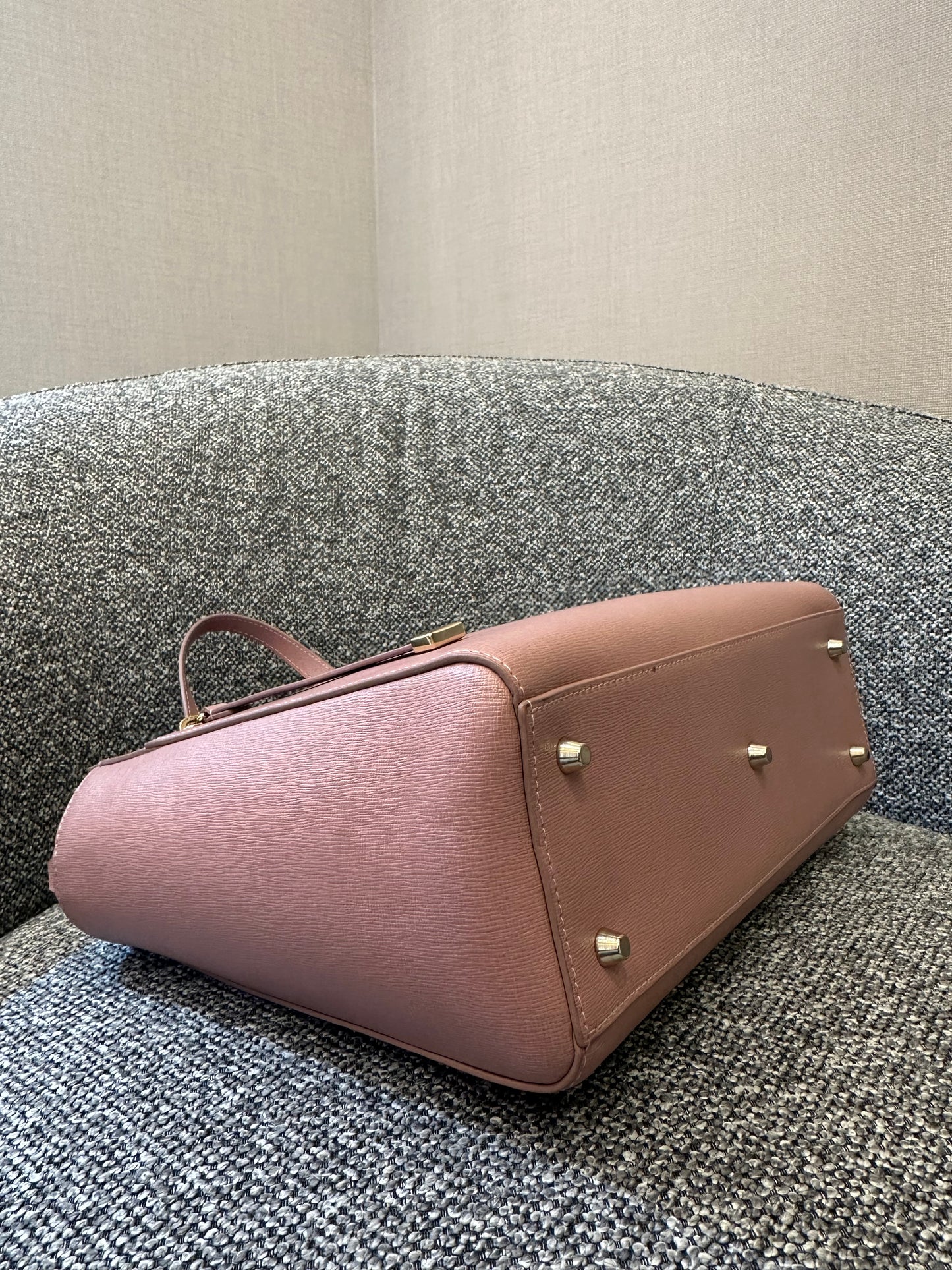 Furla Satchel in Sakura Pink
