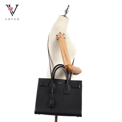 Baby Sac De Jour Small In Black Grained Leather