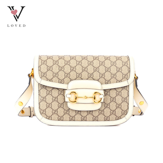 Gucci Horsebit 1955 Shoulder Bag in GG Supreme Canvas
