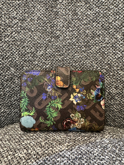 Furla Moon Shoulder Bag and Compact Wallet in Floral Print