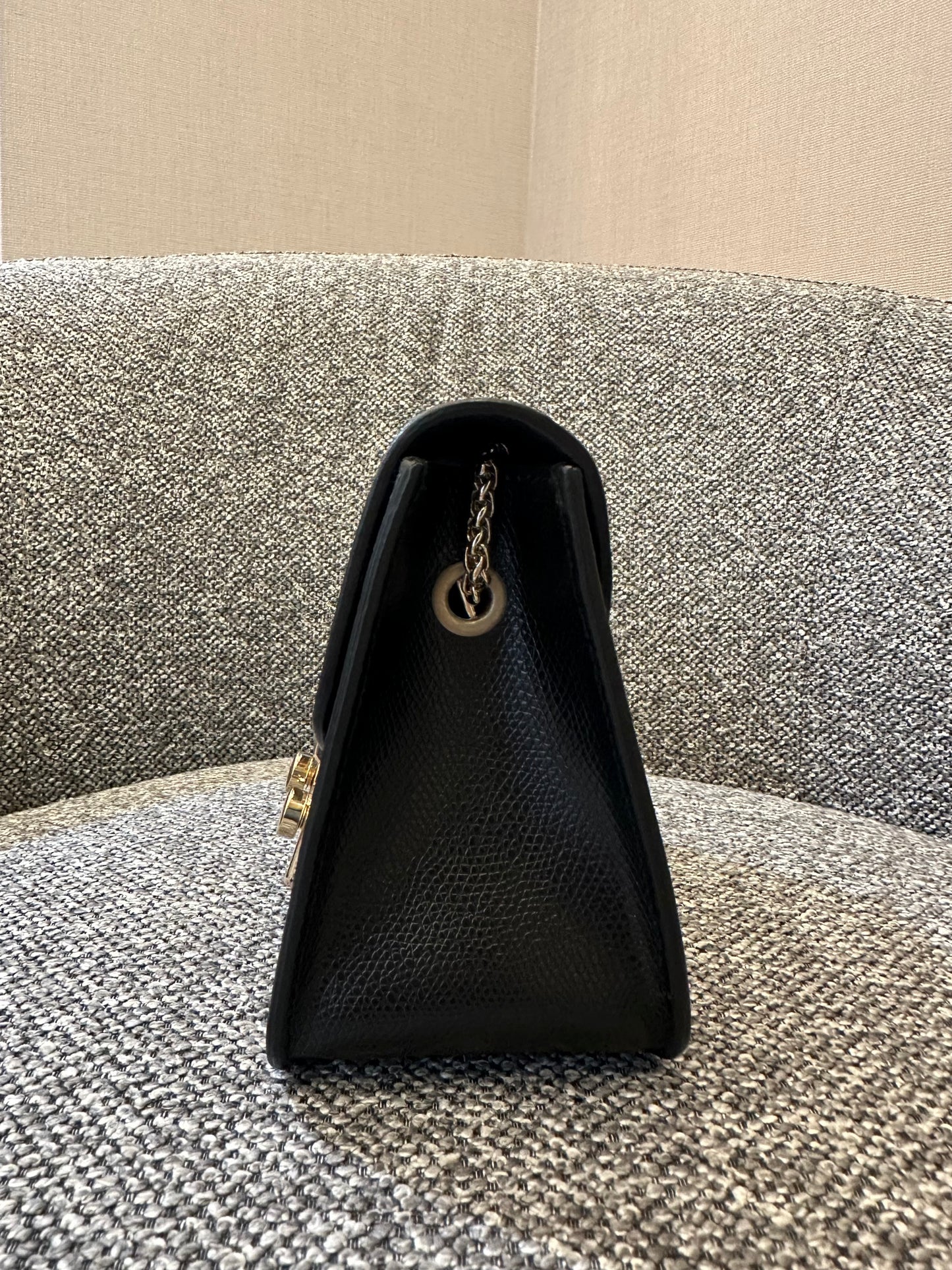 Furla Metropolis Mini Crossbody Bag In Black Leather