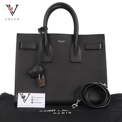 Baby Sac De Jour Small In Black Grained Leather