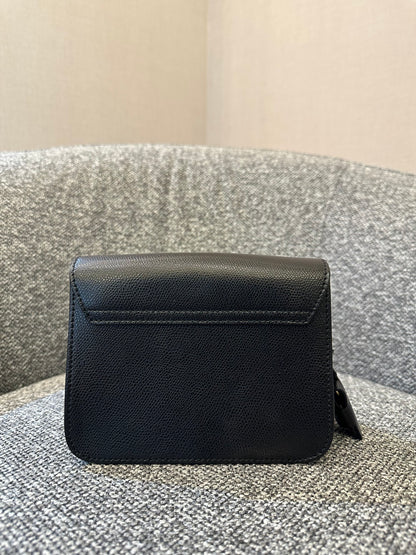 Furla Metropolis Mini Crossbody Bag In Black Leather