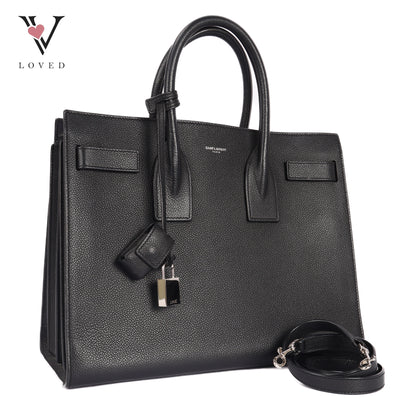 Baby Sac De Jour Small In Black Grained Leather