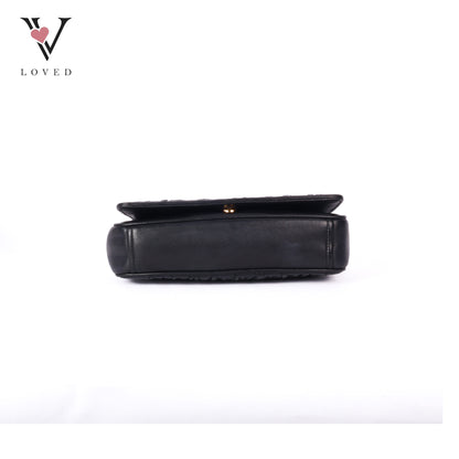 Chain Flap Shoulder Bag Nappa Gauffre