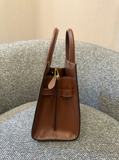 Burberry Mini Vintage Check Two Handle Title Bag