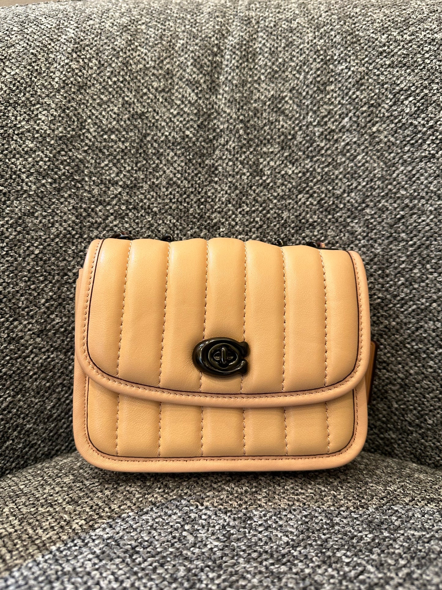 Coach Madison Crossbody Bag in Faded Blush Quilted Nappa Leather