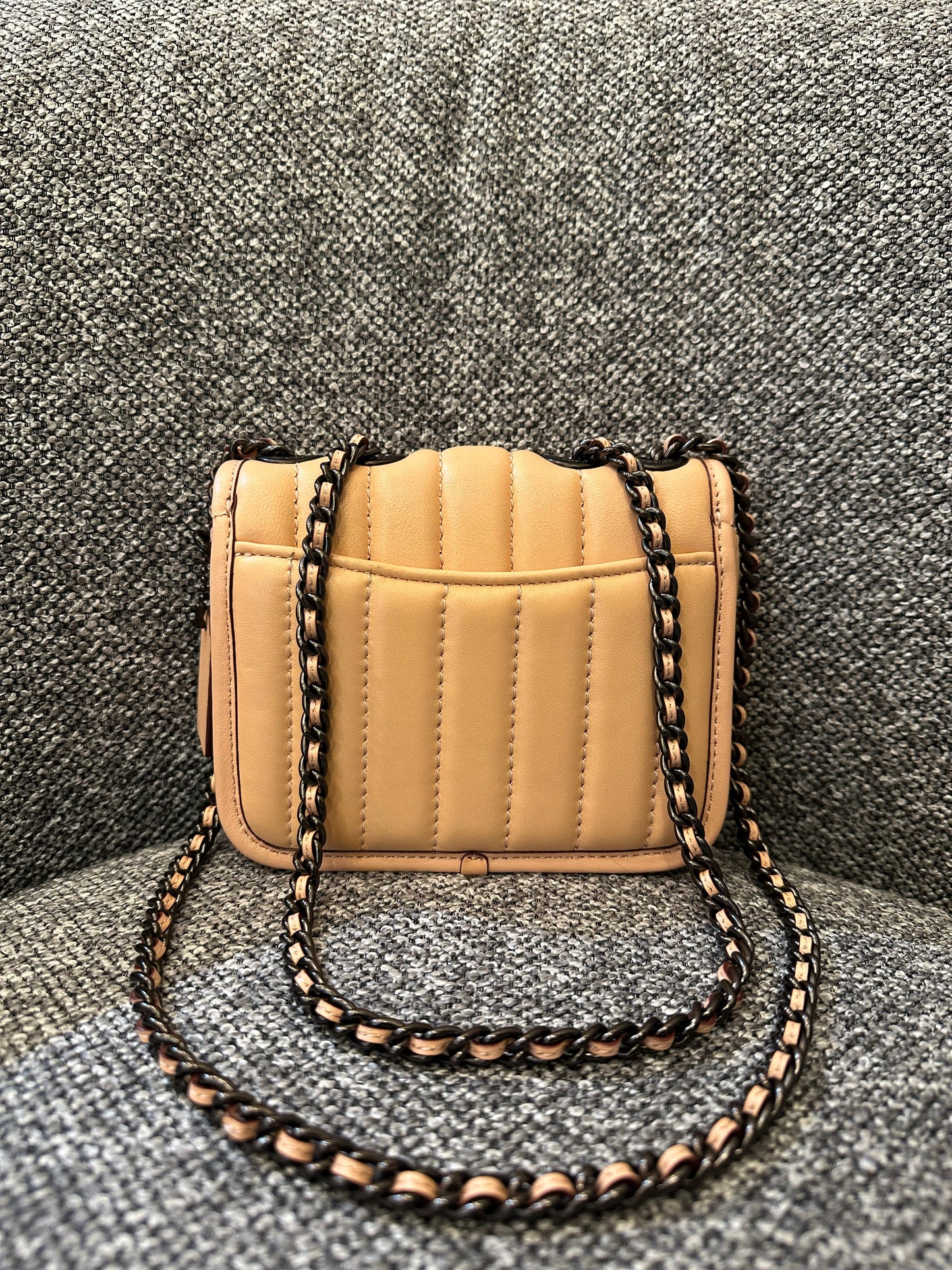 Coach Madison Crossbody Bag in Faded Blush Quilted Nappa Leather