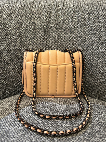 Coach Madison Crossbody Bag in Faded Blush Quilted Nappa Leather