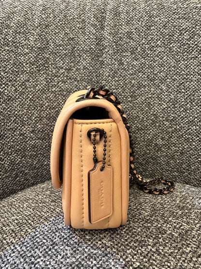 Coach Madison Crossbody Bag in Faded Blush Quilted Nappa Leather