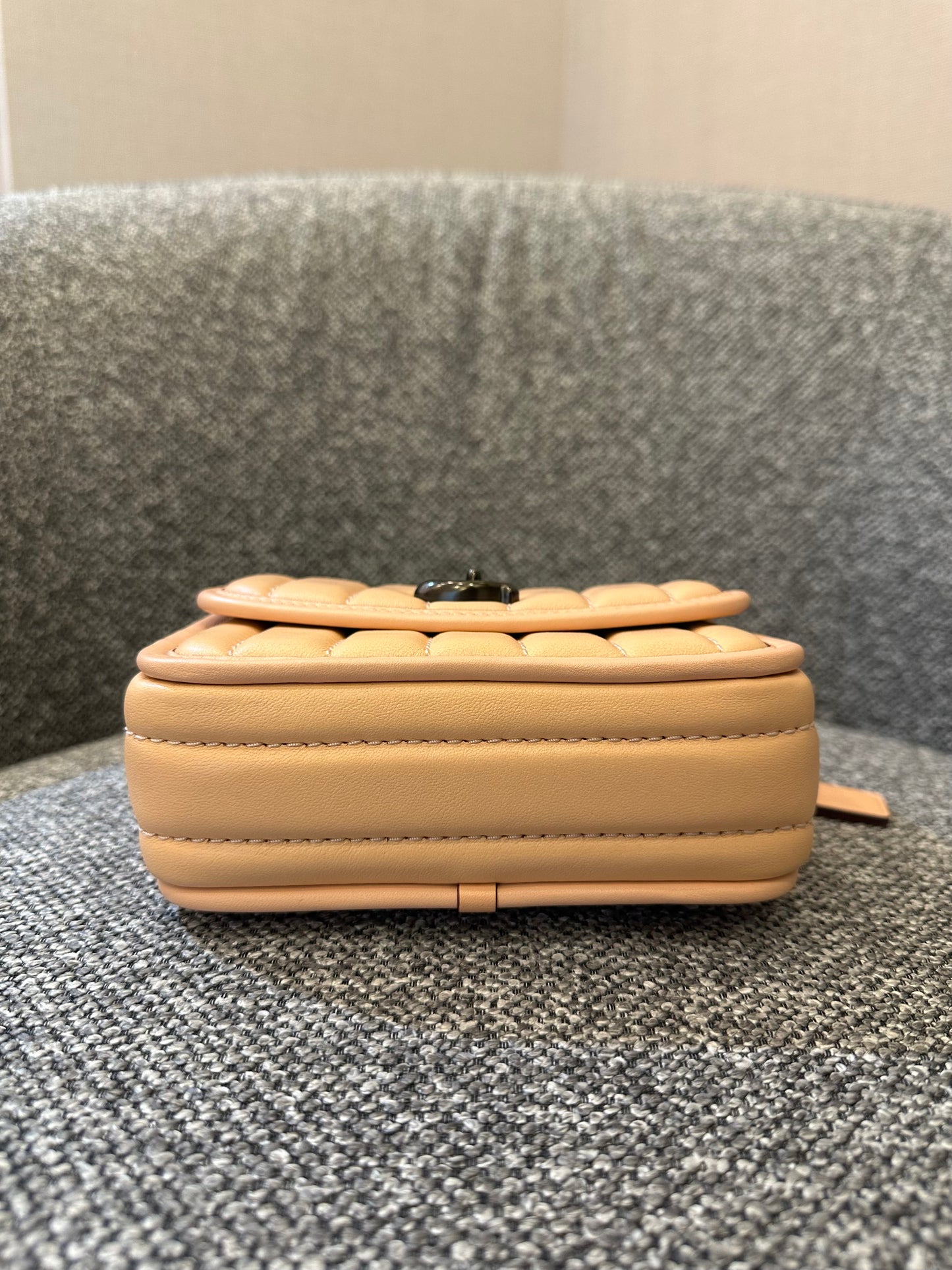 Coach Madison Crossbody Bag in Faded Blush Quilted Nappa Leather