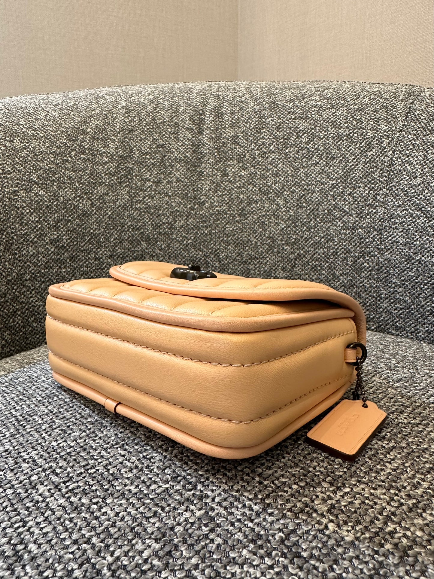 Coach Madison Crossbody Bag in Faded Blush Quilted Nappa Leather