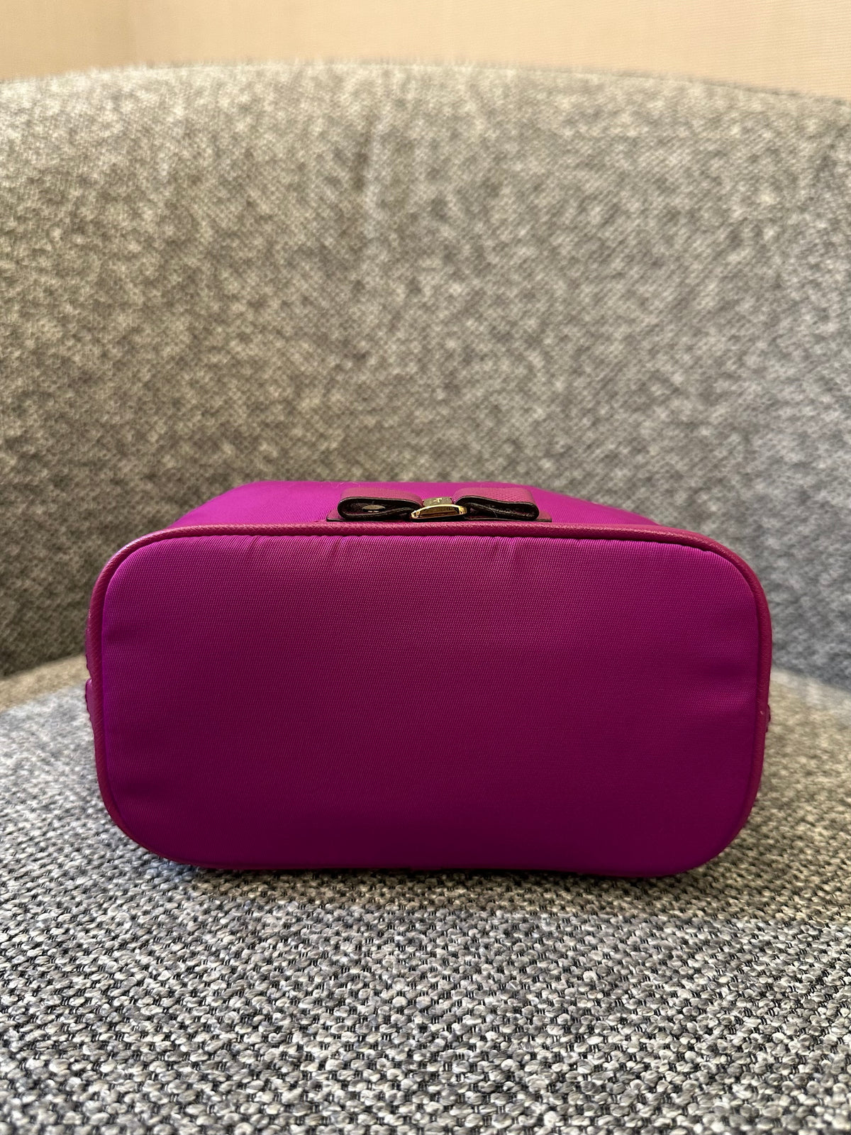 Salvatore Ferragamo Purple Nylon Hand Pouch