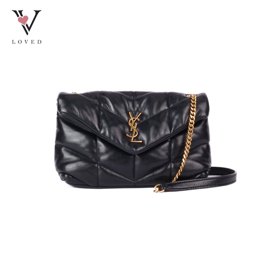 Toy Puffer Black Shoulder Bag