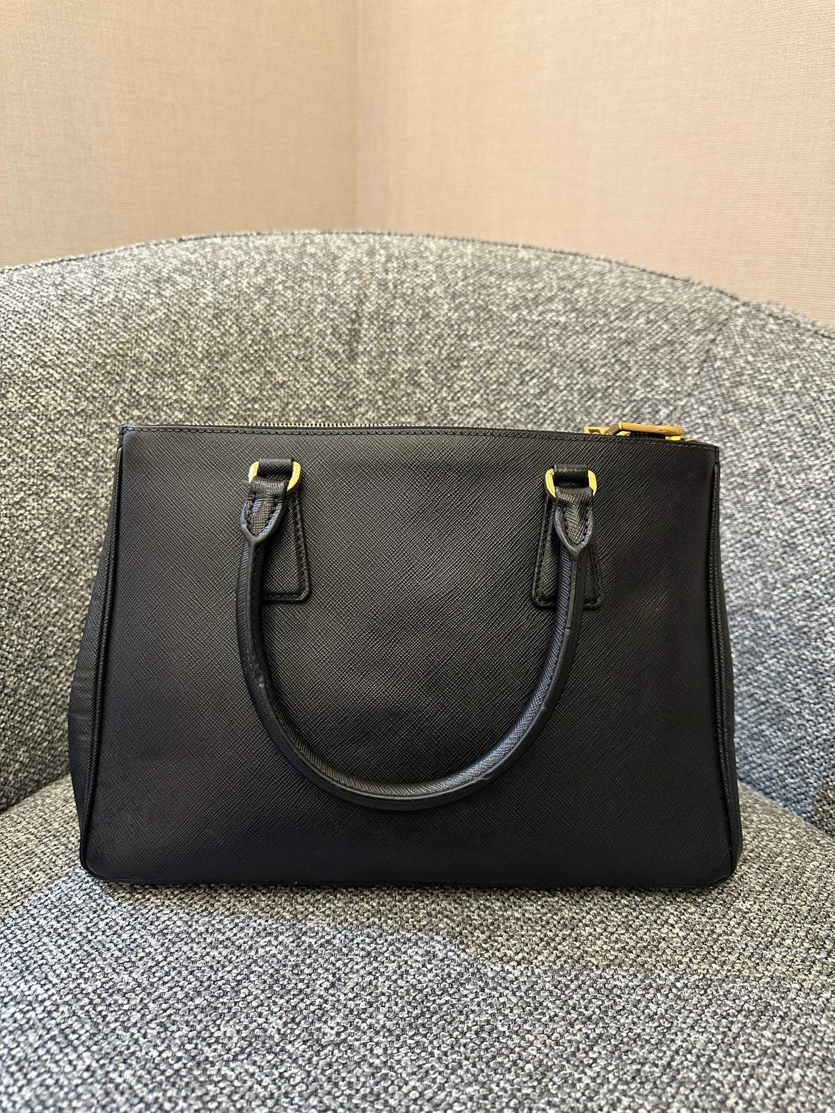 Prada Small Galleria Saffiano Leather Handbag
