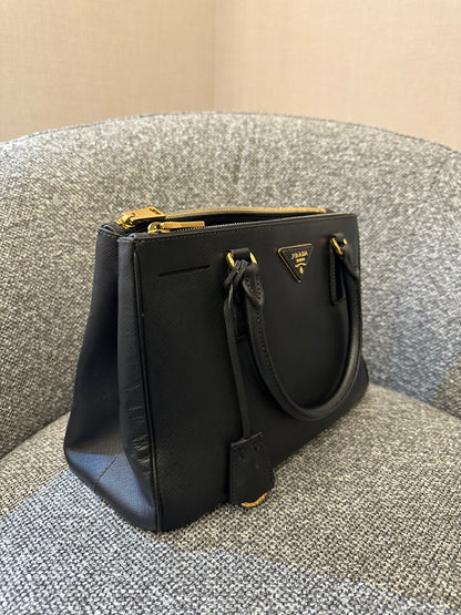 Prada Small Galleria Saffiano Leather Handbag