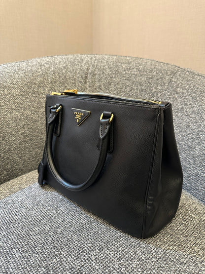 Prada Small Galleria Saffiano Leather Handbag