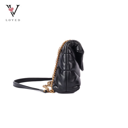 Toy Puffer Black Shoulder Bag