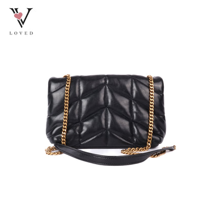 Toy Puffer Black Shoulder Bag