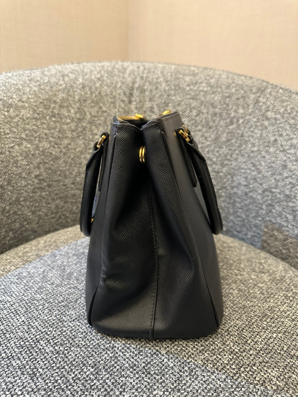 Prada Small Galleria Saffiano Leather Handbag