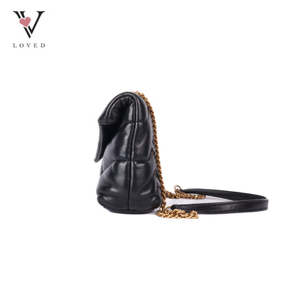 Toy Puffer Black Shoulder Bag