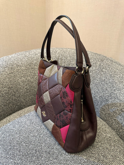 Coach Edie 31 Canyon Shoulder Bag Quilt Exotic Leather