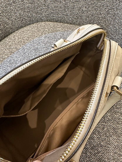 Coach Rowan Satchel in Signature Canvas with Bee Print