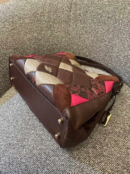 Coach Edie 31 Canyon Shoulder Bag Quilt Exotic Leather