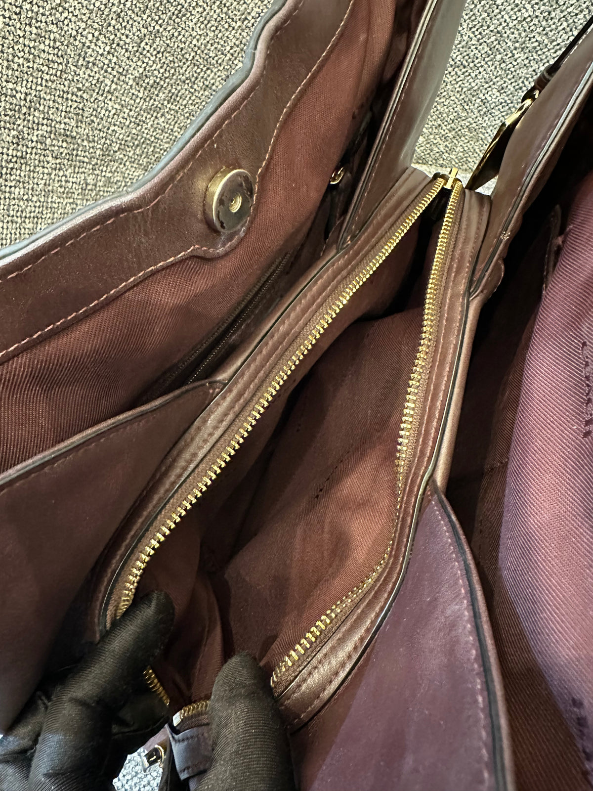 Coach Edie 31 Canyon Shoulder Bag Quilt Exotic Leather
