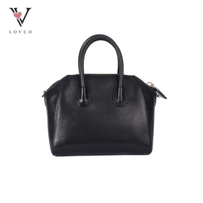 Antigona Mini In Black Leather