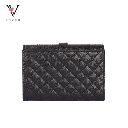 Logo-Plaque Quilted Purse