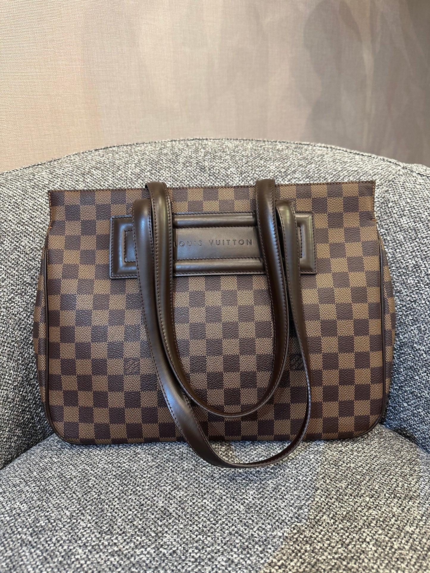 Louis Vuitton Parioli PM Bag in Damier Ebene