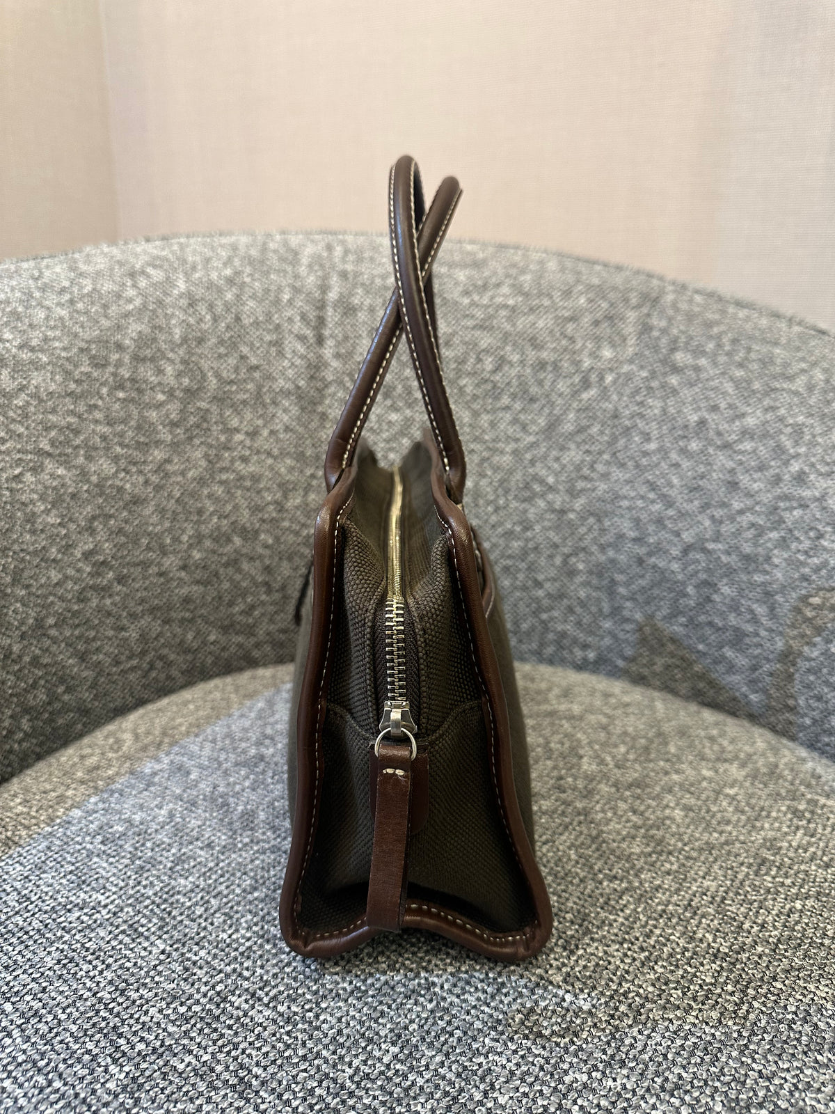 Burberry Blue Label Handbag in Brown Canvas