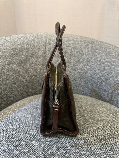 Burberry Blue Label Handbag in Brown Canvas