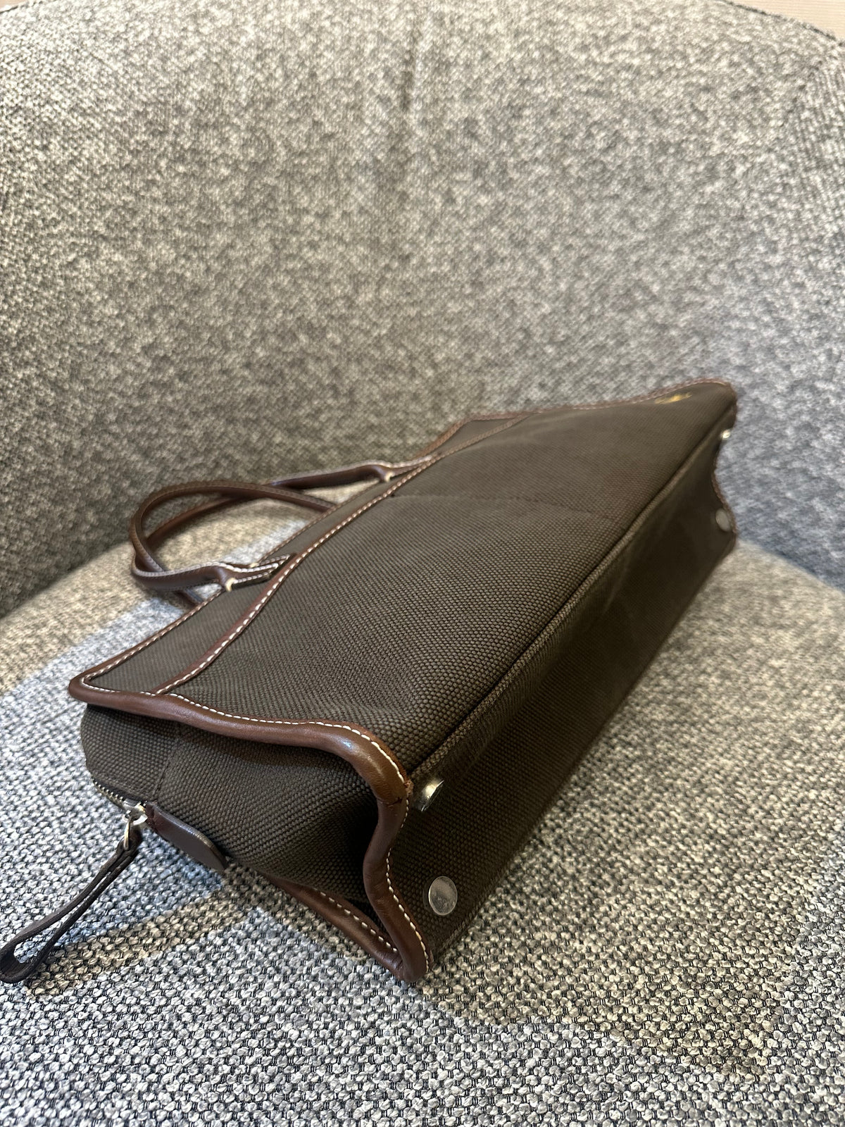 Burberry Blue Label Handbag in Brown Canvas