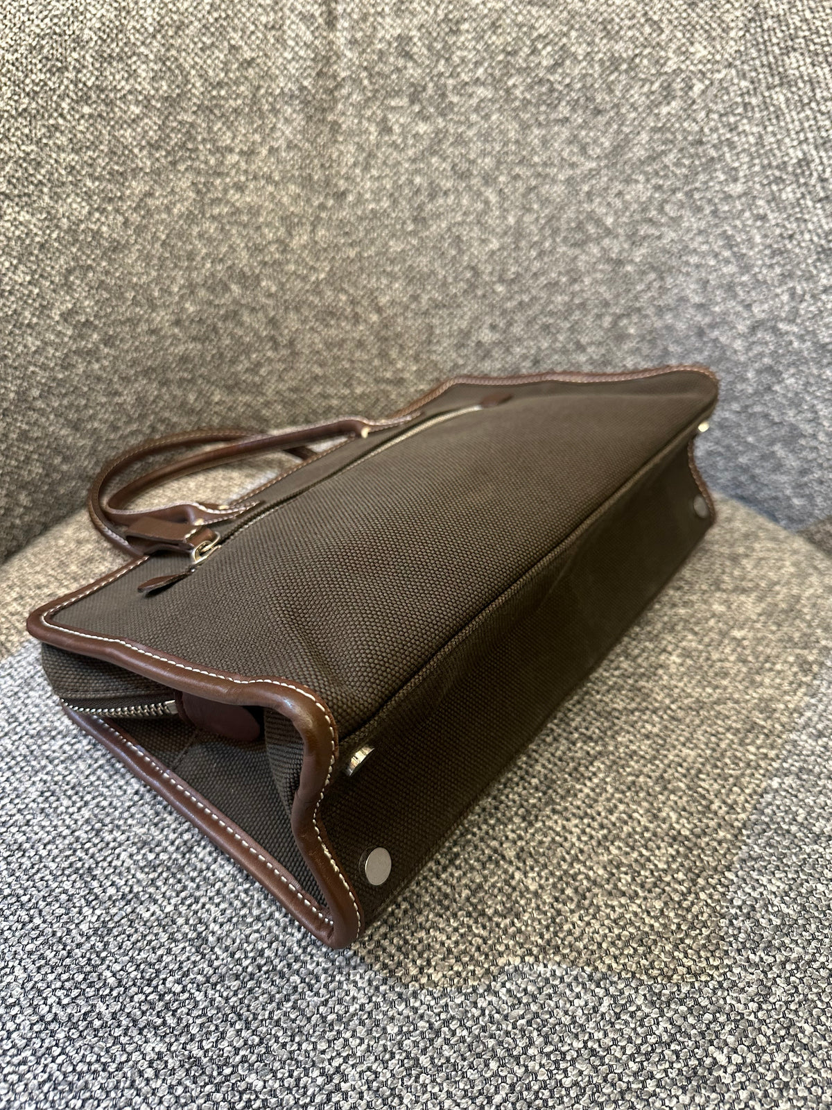 Burberry Blue Label Handbag in Brown Canvas