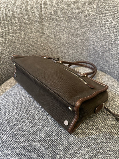 Burberry Blue Label Handbag in Brown Canvas
