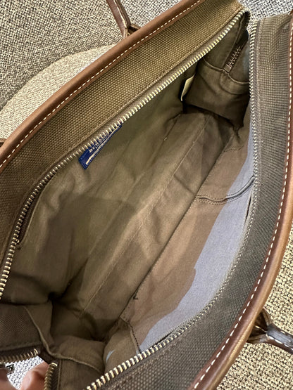 Burberry Blue Label Handbag in Brown Canvas