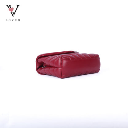 Calfskin Y Quilted Monogram Toy LouLou Crossbody