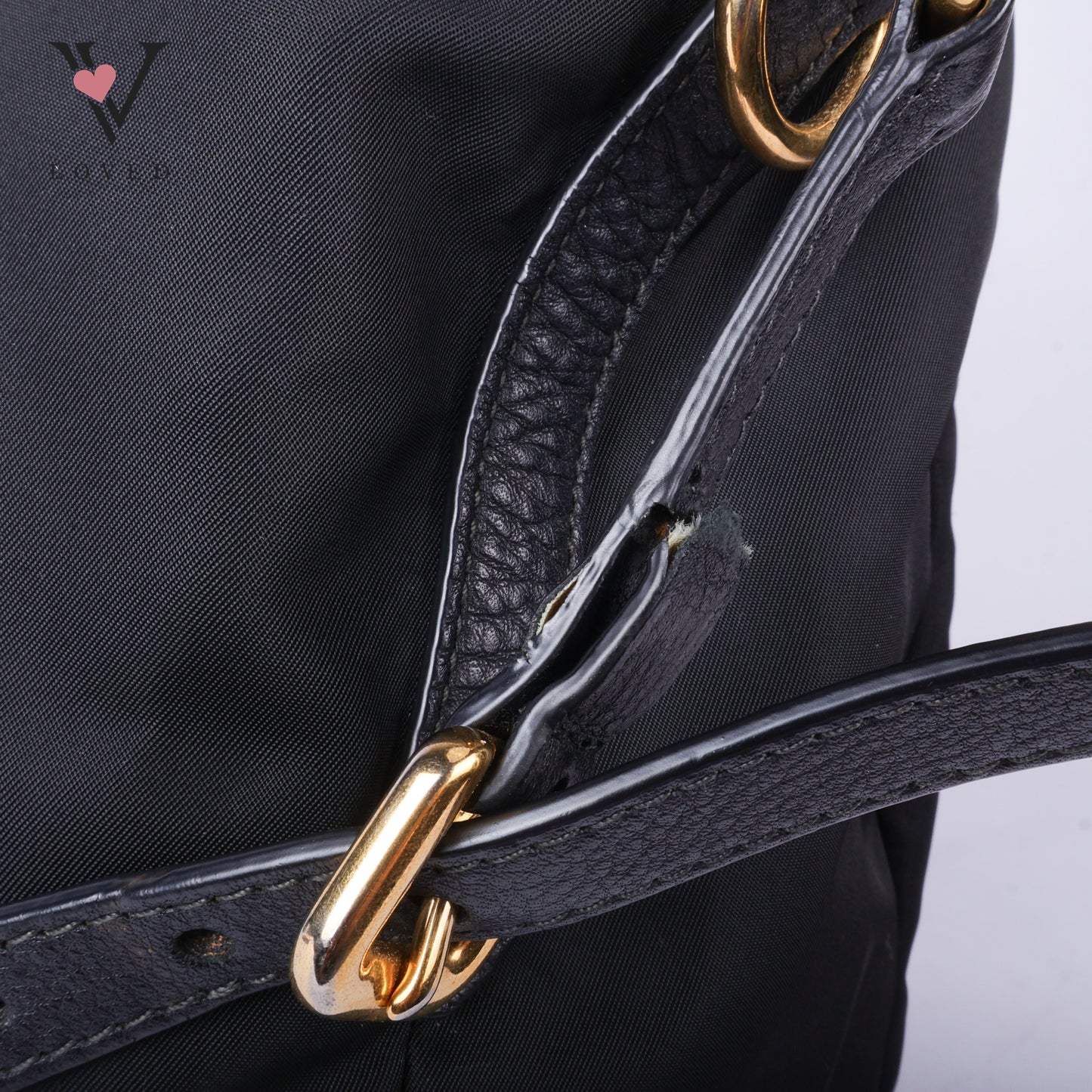 Black Nylon Sacca 2 Manici