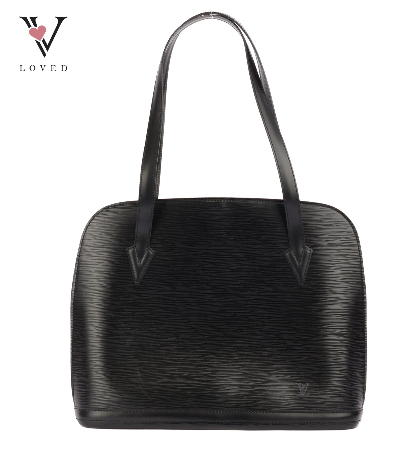 Louis Vuitton Lussac Bag in Black Epi Leather